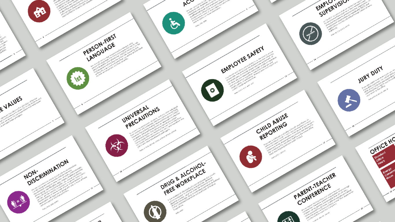 pages spread out neatly with an isometric view